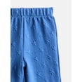 thumbnail image 5 of Wonder Nation Toddler Girls Embossed Crewneck Top and Flare Pants Set, Sizes 12M-5T, 5 of 5