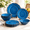 Blue, variant on 12 Piece Dinnerware Set, Red, Rustic Design, Dishwasher Safe, Tableware for 4