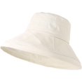 thumbnail image 3 of CoCopeaunts Classic Wide Brim Bucket Hat Women Summer Outdoor Travel Fisherman Hat Ladies Casual Sun Protection Beach Hats, 3 of 8