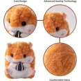 thumbnail image 4 of Peluche de hámster de peluche, súper suave de 15,7 pulgadas, adorable almohada corporal de felpa de hámster, lindo juguete de peluche de hámster para niños, regalos de cumpleaños de Navidad, 4 of 5