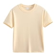 thumbnail image 4 of Sngxgn Boy's Shirts Short Sleeve Shirts for Boys Cotton T-Shirts Kids Toddler Tshirts Tees Boys Clothes Summer Tops(Beige,5-6 Y), 4 of 8