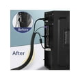 thumbnail image 1 of 3pcs Cable Organizer For Office Storage Concealer Management Sleeve Wire Organizer For TV Computer Fridge Cord Cover Protector Box, 1 of 5