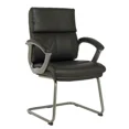 thumbnail image 2 of TygerClaw Mid Back Guest Office Chair, Black, 2 of 4