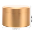 thumbnail image 2 of BALAHAPY 1Ud Lata De Metal Para Té Dorado Ideal Para Guardar Hoja De Té, 2 of 6