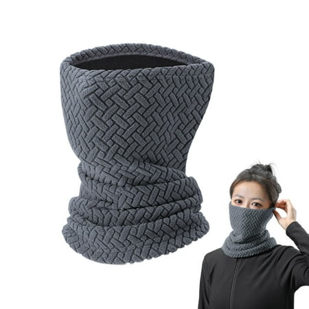 Ipretty Winter Neck Gaiter Windproof Face Shield Thicken Cold Weather Neck Gaiter for Cycling Mountaineering Fishing Running Riding Snowboard relaxing