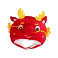 thumbnail image 2 of segolike Plush Dragon Hat Cartoon Animal Hat Apparel Boys Girls Comfortable Funny Headgear Headwear for Birthday Party Festive, 2 of 7