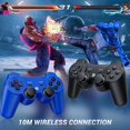 thumbnail image 3 of 2 Pack Controllers for PS3 ,Wireless Playstation 3 Gaming Controller with Double Shock & Motion Sensor, Bluetooth Rechargeable PS3 Controller Gamepad Remote PS3, 3 of 7