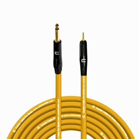 Coluber Cable 1/4" TS Male to 3.5 TS Male - Pro 3-Pin Microphone Connector