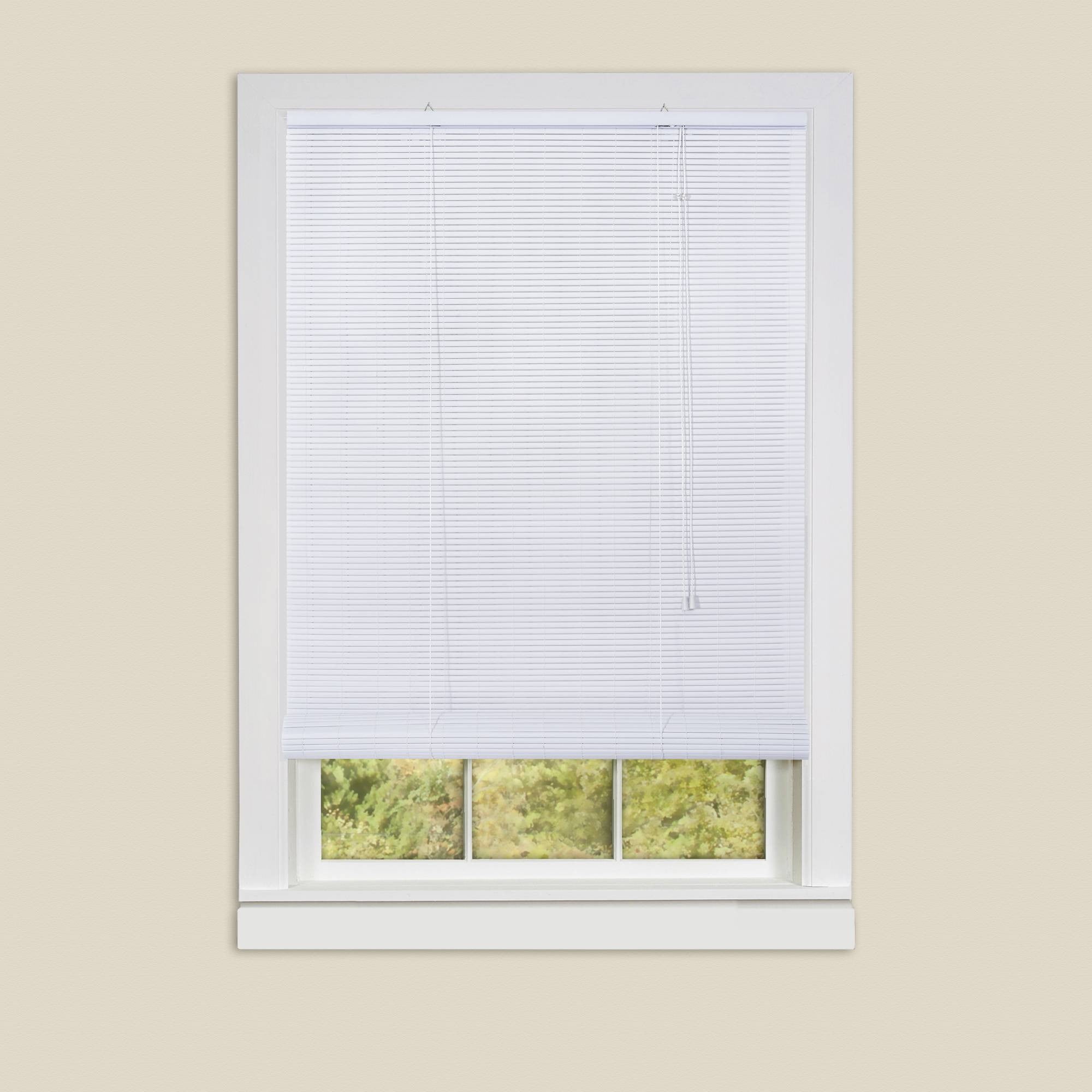 Sweet Roll Collection Set of 4 White Vinyl RollUp Blinds (72" x 72