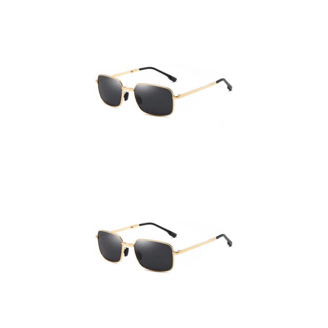 Minnieouse Gafas de sol fotocromáticas cuadradas a la moda para hombre y mujer, marco de Metal polarizado, gafas plegables a prueba de sol para Type1 NO1