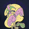 thumbnail image 3 of CafePress - Mardi Gras Flamingo Sweatshirt - Pullover Hoodie, Classic, Comfortable Hooded Sweatshirt, 3 of 4