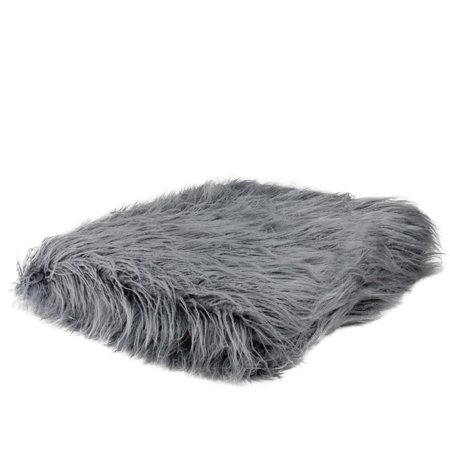 Extravagant Slate Blue Faux Fur Super Soft Decorative ...