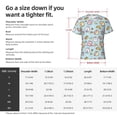 thumbnail image 4 of Bixox Men's Rabbit Burger Coffee Printed Short Sleeve Skinny Athletic T-Shirt, 4 of 6
