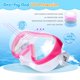 thumbnail image 3 of Kids Swim Mask 180° Snorkel Diving Mask, Anti-Fog Child Swim Goggles with Nose Cover No-Leak Swimming Goggles Anti-Shattered Lens for Youth 4-15, 3 of 5