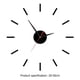 thumbnail image 5 of Reloj moderno 3D decorativo grande para el hogar decoración de sala Ehuebsd de estar espejo acrílico reloj de pared para el hogar decoración del dormitorio, 5 of 5