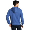 thumbnail image 2 of District V.I.T.Fleece Full-Zip Hoodie DT6102 - 3XL Royal Frost, 2 of 4