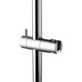thumbnail image 4 of BR Soporte universal para cabezal de ducha cromado, soporte ajustable fácil de instalar, clip de repuesto para barra deslizante, accesorio para ducha de mano (juego de 2), 4 of 4