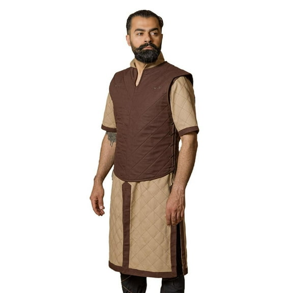 Burgschneider - Dungeons & Dragons Fighter Vest Brown (size: XS )