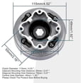 thumbnail image 2 of Heavy Duty Manual Clutch Set Replacement For 50cc 70cc 90cc 110cc 125cc Dirt Pit Bike, 2 of 5
