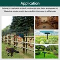 thumbnail image 3 of Alarm Solar Strobe Light with Motion Sensor Alarm Timed Human Body Induction Infrared Alarm Light Anti-theft Animal Repellent Device Energy-saving Environmentally IP55 Waterproof, 3 of 7