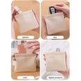 thumbnail image 3 of Yokua Elegant Small Makeup Pouches PU Leather Cosmetic Bag for Women Coin Purse, 3 of 20