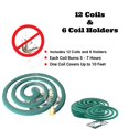 thumbnail image 2 of Bobinas repelentes de mosquitos W4W para uso exterior, 12 bobinas, 6 soportes, 2 of 7