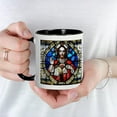 thumbnail image 5 of CafePress - Sacred Heart And Arrupe Quotation Mug - 11 oz Ceramic Mug - Novelty Coffee Tea Cup, 5 of 6