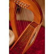 Roosebeck Lily Harp, 8 Strings, Knotwork