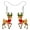 Brown, variant on Christmas Day Acrylic Cute Santa Reindeer Earrings Christmas Deer Animals Dangle Jewelry For Women Charms Holiday Party Christmas Gifts