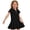 Black, variant on Girls Short Sleeve Summer Polo Shirt Dress Kids Casual Pleated School Uniform Polo Dresses Orange 3-4 Years