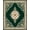 Green, Pattern 3, variant on ODIKA 3x5 Machine Washable Non-Slip Area Rug, Scroll Artistry Aged Palatial Embellished Jewel High Traffic Rug, Green, 663926