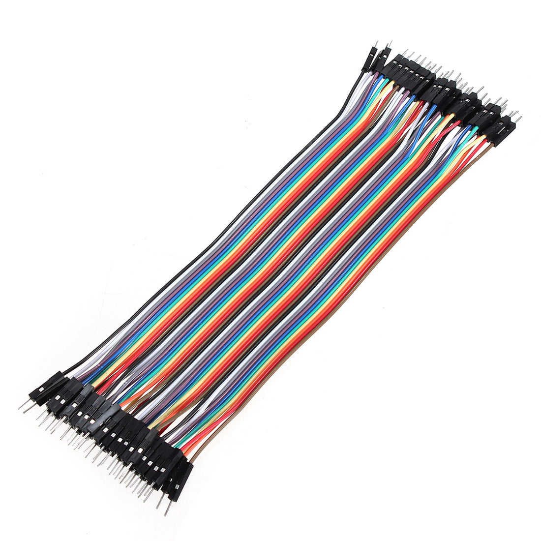 40PCS 20cm 2.54mm Female to Female Dupont Cable Jumper Wire 1P-1P For Arduino