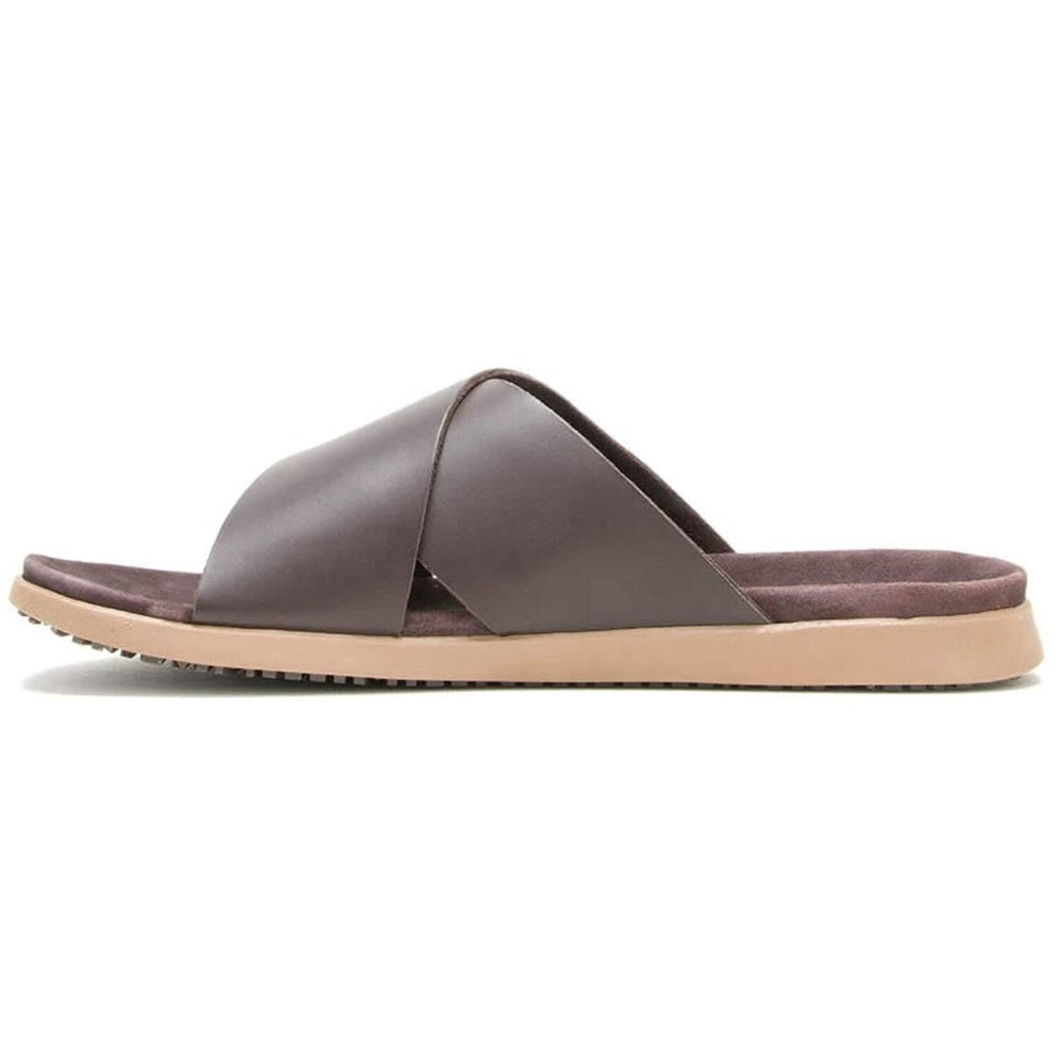New Kamik Marty Cross Slip-on Slide Mens Sandal Brown HK0691 Size EU44 US11 UK10 Kamik - Mens Marty Cross Sandals - Walmart.com main image 2