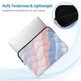 thumbnail image 2 of FORMRS 13-13.3 inch Laptop Sleeve Case Soft Carrying Quilted Computer Bag Cover, Abstract Blue, 2 of 7