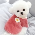 thumbnail image 4 of Sunflower Super Cute Puppy Cat Dog Fleece Soft Comfy Warm Spring Winter Pet Sweater for Most Small Dogs,Cats Sweater, 4 of 6