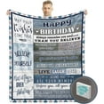 thumbnail image 1 of LHSHID Birthday Gift for Women Men with Gift Box Birthday Gifts for Men Gifts for Women Birthday Birthday Gift Blanket Happy Birthday Decorations for Men 40"x50", 1 of 6