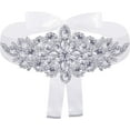 thumbnail image 2 of LinYooLi Handmade Wedding Dress Belt for Women,Rhinestone Belt for Bridesmaid Dresses,Sparkly Diamond Bridal Belt Sash, 2 of 6