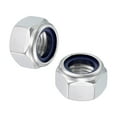 thumbnail image 1 of 2 Pcs M20x2.5mm Lock Nuts, 316 Stainless Steel Nylon Insert Self-Locking Nut, 1 of 6