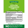 thumbnail image 2 of Cinnamon Capsules | 2500mg | Plus Chromium & Biotin | 60 Count | Non-GMO & Gluten Free Supplement | by Nature's Truth, 2 of 6