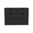 thumbnail image 3 of Nmkwnr 4 Drawers Dresser Cabinet for Home, Office, Living Room, Black, 3 of 7