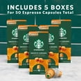 thumbnail image 3 of Starbucks By Nespresso Original Line, Smooth Caramel, Flavored Roast Nespresso Pods, 10 Count, 5 Pack, 3 of 9