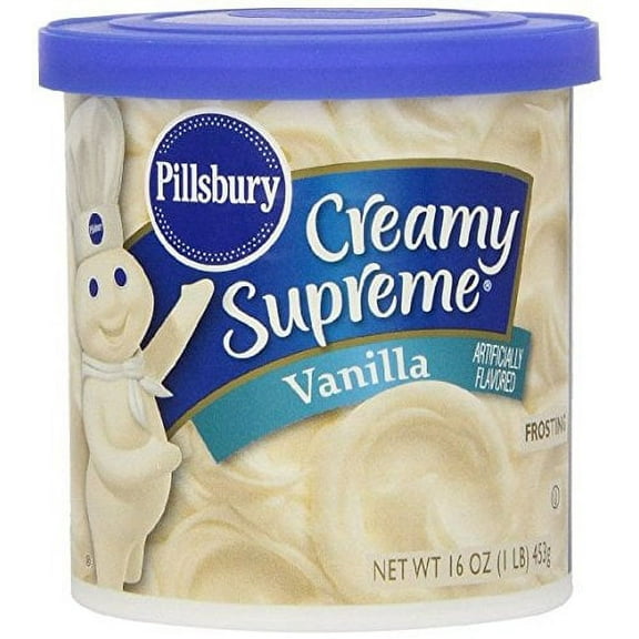 Pillsbury Creamy Supreme Vanilla Frosting 16 oz - 2 pack