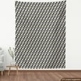 thumbnail image 4 of Ambesonne Geometric Fabric by the Yard Upholstery, Retro Art Hexagon Shapes, 1 Yard, Sand Brown Seafoam White, 4 of 5