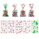 thumbnail image 4 of Bolsa de regalo de Navidad de 50 Uds., bolsas de celofán con estampado de dibujos animados de Papá Noel, bolsas de embalaje de dulces para Kits de decoración para fiestas árbol de Navidad Toystoory HA001657-04, 4 of 6