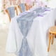 thumbnail image 1 of Sequin Table Runner13x70.86 Inches Long Ridescent Glitter Fabric For Girls Summer Wedding Party Birthday Decorations, 1 of 6