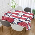 thumbnail image 5 of Coolnut Independence Day Rectangle Tablecloth Spill-Proof Polyester Table Cloth Table Cover for Kitchen Dining Picnic Holiday Party Decoration,60"x108", 5 of 7
