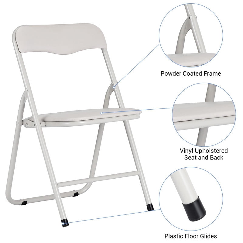 TROPOW Kids Folding Table and Chairs Set of 2, 3-Piece Children's Activity Table Set with Padded Vinyl Cushion, Toddler Table Set for Playroom, Nursery, Bedroom