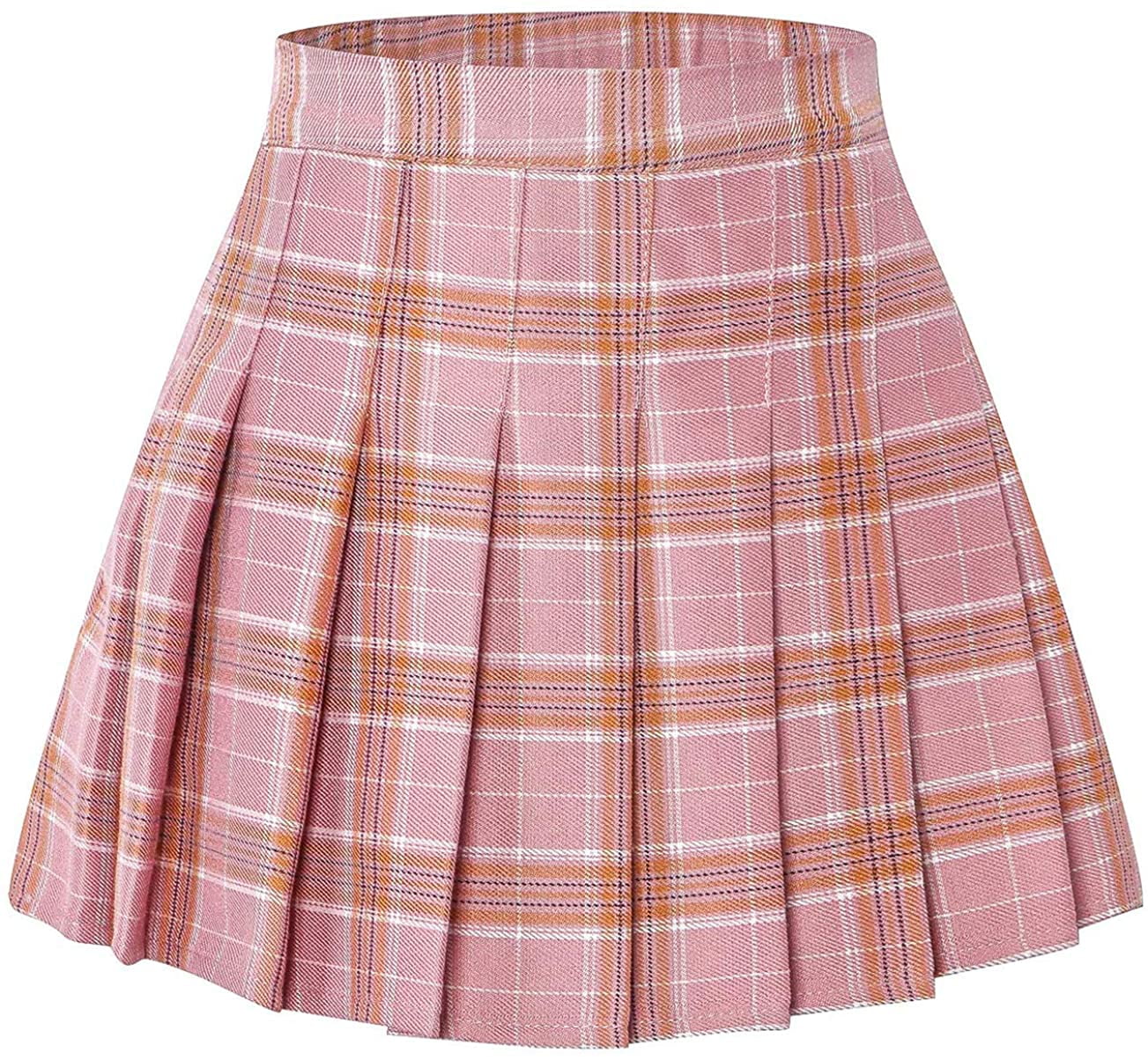 Pink plaid skirt clearance 8x10