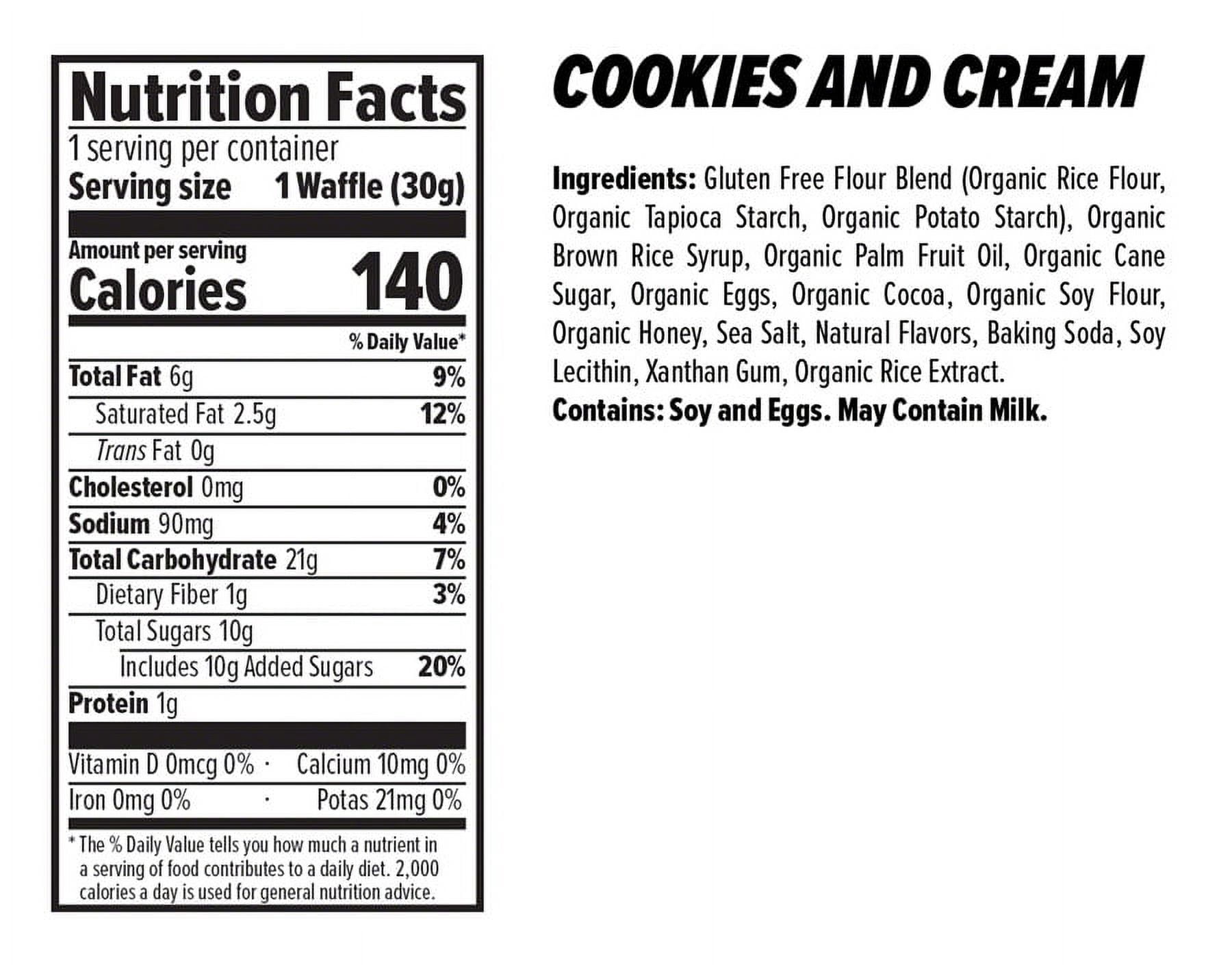 Honey Stinger 609561 1.06 oz Gluten Free Cookies & Cream Waffle