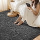 thumbnail image 3 of Alfombra Merelax 122x183 cm de Plush Suave Antideslizante Gris Oscuro, 3 of 9
